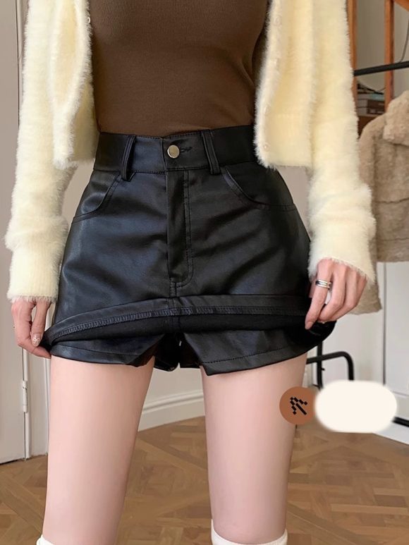 Women's Fall Winter Fashion Special High Waist Short Skirt - Image 6