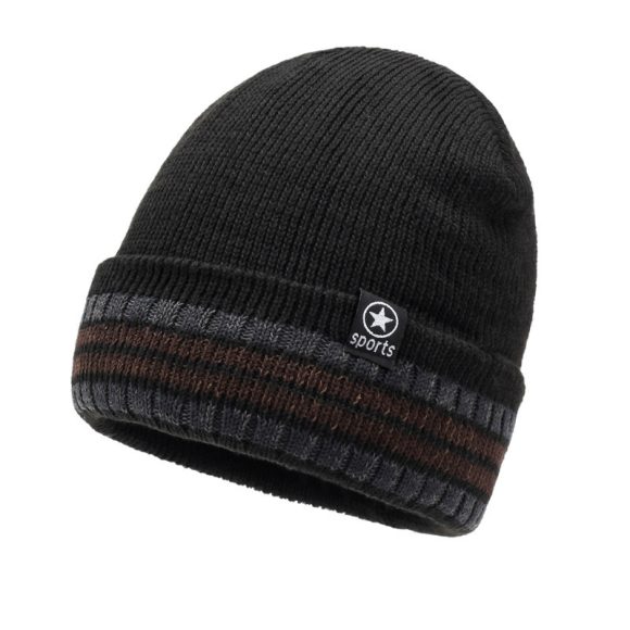 Warm Winter Knitted Hat Woolen Cap - Image 5