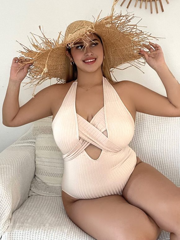 Women's Fashion Plus Size One Piece Swimwear - Image 6