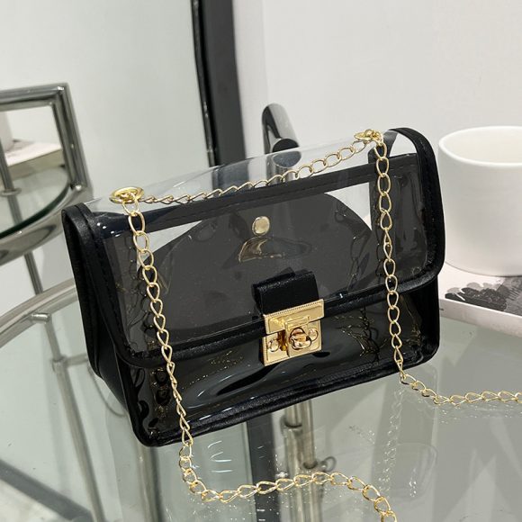 Summer Shoulder Messenger Bag Transparent - Image 7