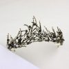 Bride Getting Married Black Big Crown Dress - Image 4