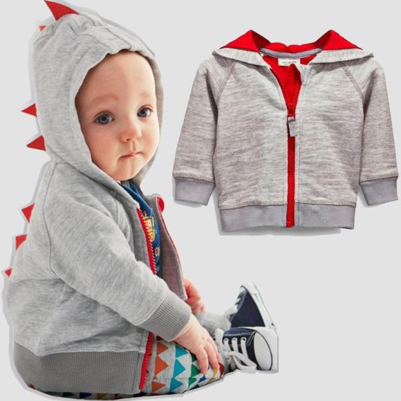 Treasure dinosaur fur coat for kids - Image 3