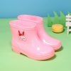 Bunny Rain Boots Children's Middle Tube Non-slip