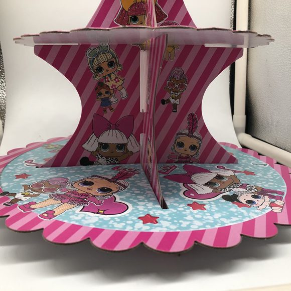 Cartoon doll birthday theme cake stand - Image 5