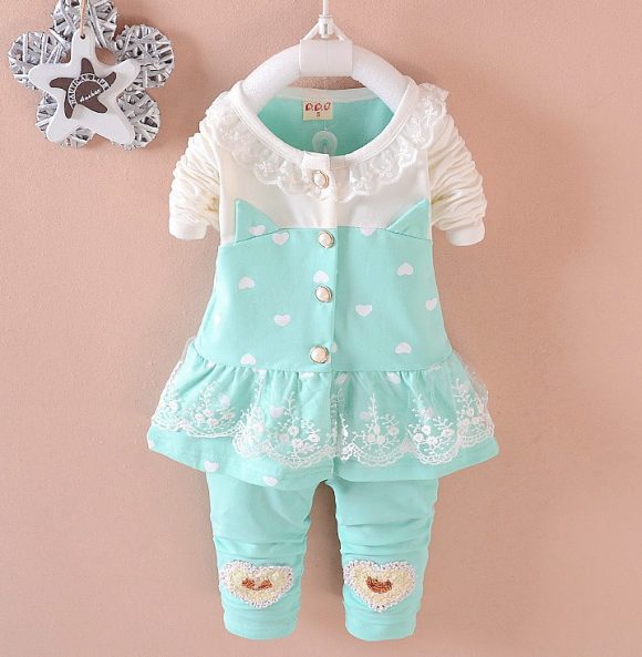 BibiCola Baby Girls Clothing Sets Toddle Tracksuits Kids Tops   Pants 2pcs Tracksuits Kids Girls Clothes Baby Girl Clothes Set - Image 6