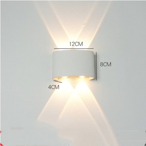 Led Wall Lamp Bedroom Bedside Lamp Garden Decoration Living Room Background Wall Lamp Waterproof Outdoor Spotlight - Image 6