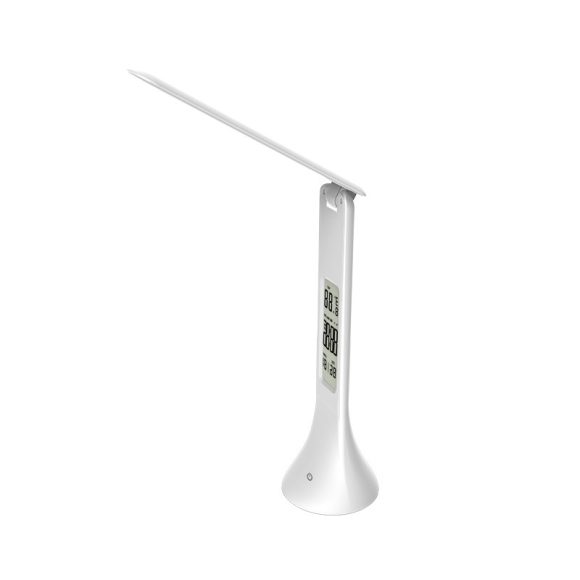 LED Table Lamp Dimmable Touch Desk Lamp Reading Light With Calendar Temperature Alarm Clock - Image 6