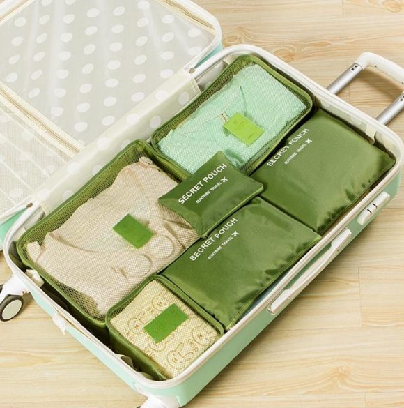 Durable Waterproof Nylon Packing Cube Travel Organizer Bag - Image 2