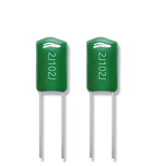CL11 Polyester 2J102J 1NF Pitch 5mm 630V102J In-line Mylar Capacitor - Image 3