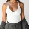 Slim-Fit Solid Color Sleeveless Crew Neck Casual Sports Tank Top - Image 2