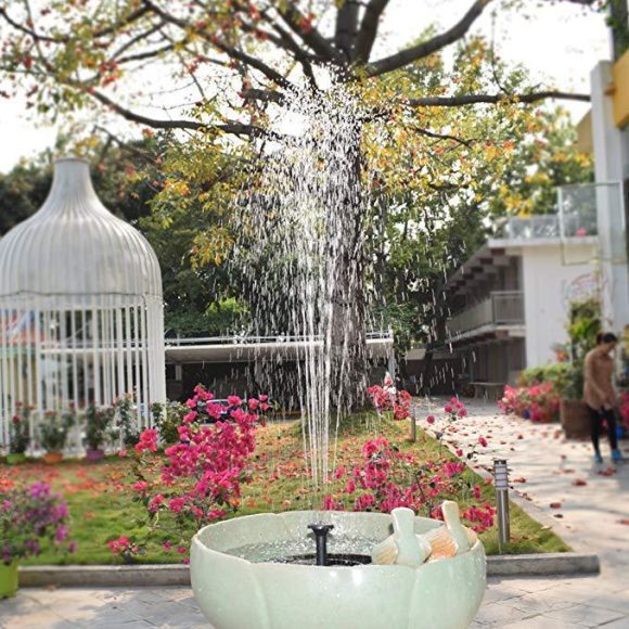 Solar Fountain  Outdoor Garden Classic Round - Image 9