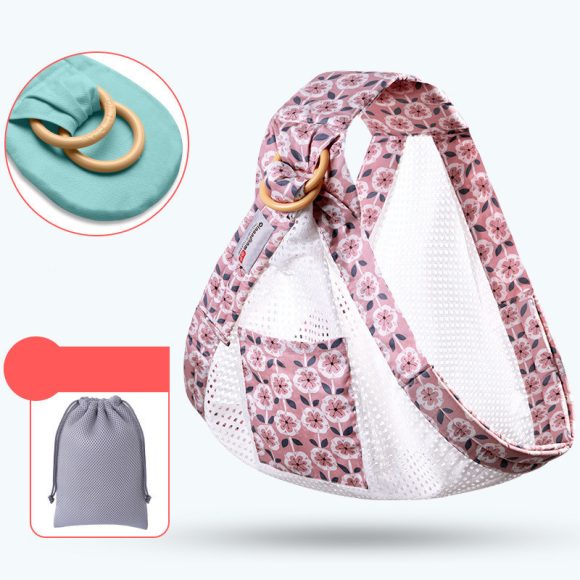 Baby Wrap Carrier Sling Adjustable Infant Comfortable Nursing Cover Soft Breathable Breastfeeding Carrier - Image 10