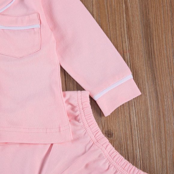 Cotton Two Piece Pajama Sets Toddler Kids Baby Girl Boy - Image 8