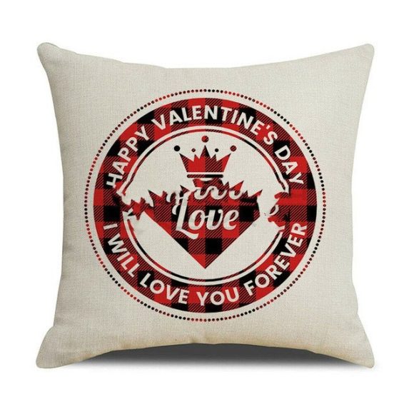 Valentines Day red pillowcase cushion cover - Image 2