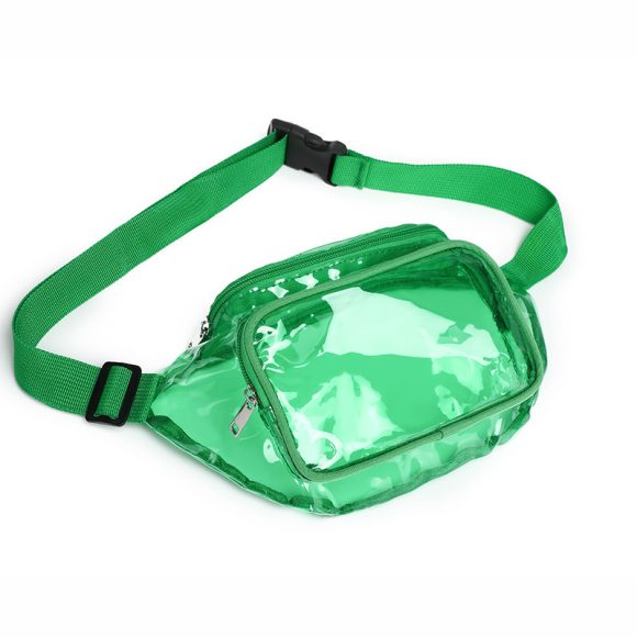PVC Waist Bag Outdoor Sports Transparent Belt Bag - Image 3