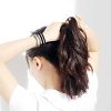 Stainless Steel C- Shaped Concave Open-ended Bracelet