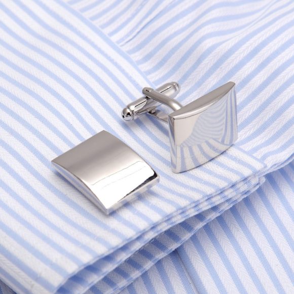 High Quality Plain Glossy Cufflinks French Western-style Clothes - Image 2