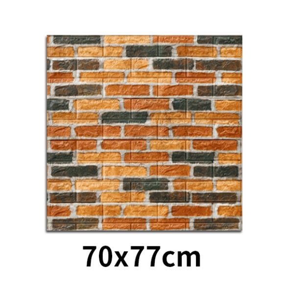 Brick Pattern Brick Three-dimensional Self-adhesive Foam Wall Sticker Decoration Wallpaper - Image 2
