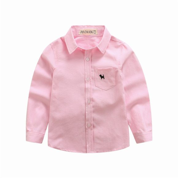 Children's Shirts Boys' Long-sleeved Shirts - Image 3