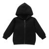 Children's Black Back Letter Cotton Sweater Coat - Image 7