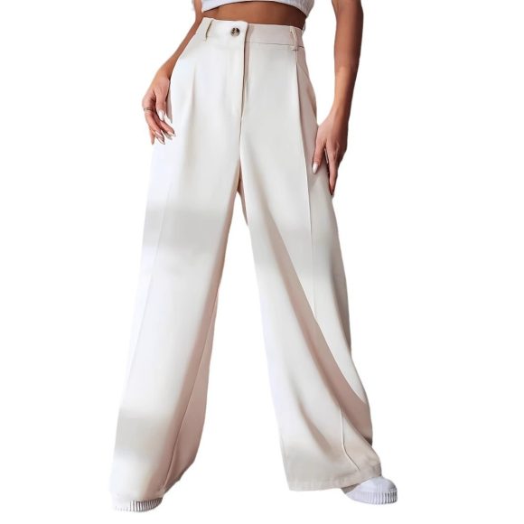 European And American New Women's Trousers Solid Color Casual Straight Pants - Image 4