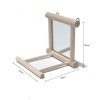 Bird stand with mirror - Image 4