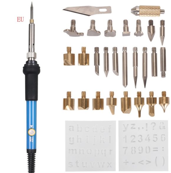 Electric iron set 28 pieces of adjustable temperature brush - Image 7