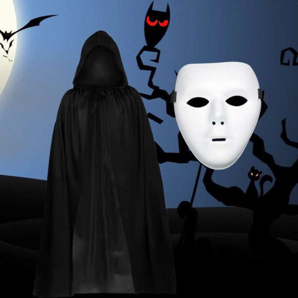 Halloween Single Layer Cloak Robe - Image 4
