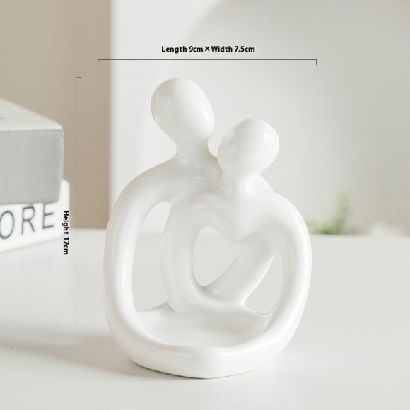 Ceramic Couple Candlestick Modern Nordic Suit Retro Aromatherapy Candle Cup Ornaments - Image 8