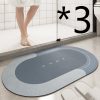 Cushion Bathroom Sliding Door Floor Foot Mat - Image 4