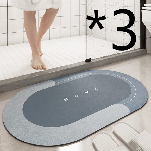 Cushion Bathroom Sliding Door Floor Foot Mat - Image 4