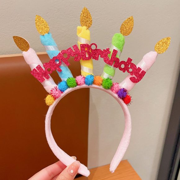 New Cute Children's Headband Princess Birthday Photo Decoration Accessories - Image 3