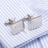 High Quality Plain Glossy Cufflinks French Western-style Clothes