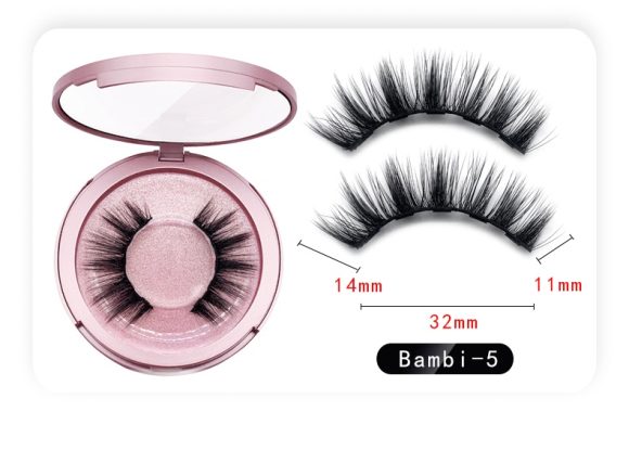 Natural Long Lasting Magnetic Liquid Eyeliner & Magnetic False Eyelashes & Tweezer Set Make up Set - Image 10