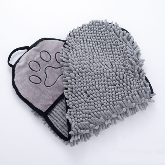 Solid Color Water Towel Dog Cat Pet Bath Towel - Image 5