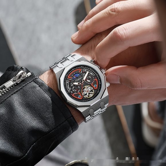 Fully Automatic Men's Mechanical Watch Royal Oak Sports Waterproof - Image 2