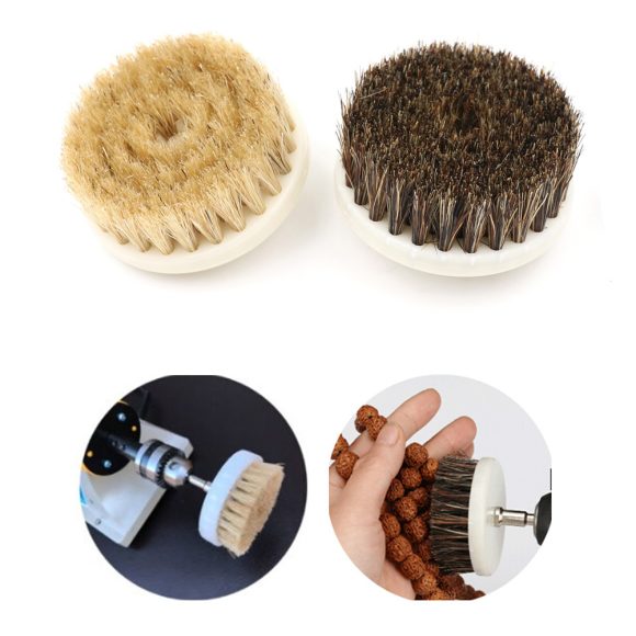 60mm Drill Power Scrub Clean Brush for Leather C Wooden Furniture Car Interors Cleaning Power Scrub - Image 4