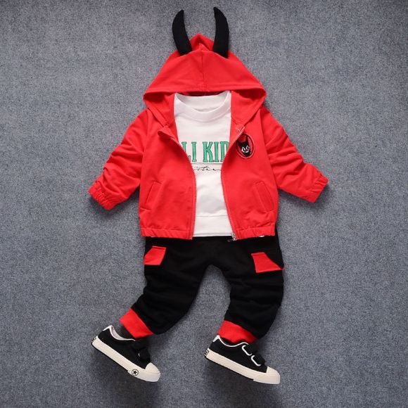 Children's Clothes Boys' Suits Boys' Autumn Three-Piece Suits - Image 2
