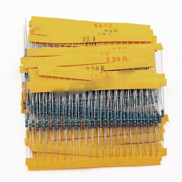 1-4W Five-color Ring Metal Film Resistance Pack Of 30 Values 20 Each 600pcs - Image 4