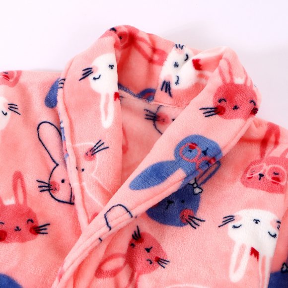 Children's Autumn And Winter Flannel Pajamas Home Clothes Boys And Girls - Image 2