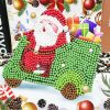 Christmas DIY Diamond Painting Greeting Cards 5D Cartoon Birthday Postcards Kids Festival Embroidery Greet Cards Gifts - Image 8
