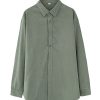 Loose Solid Color Long Sleeve Shirt For Men - Image 2