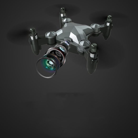 New Luggage Box Storage Box Folding Mini UAV Aerial Photography Remote Control Four Axis Children's Toys Drone - Image 6