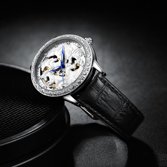 Fashion Hollowed-out Automatic Mechanical Waterproof Watch - Image 3
