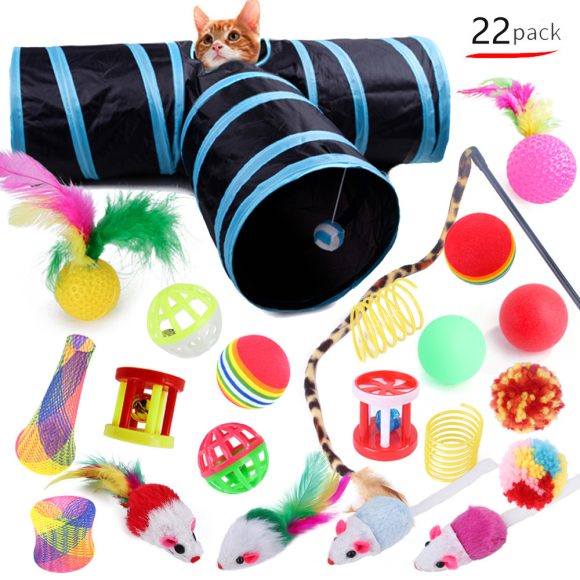 Cat Toy Set Funny Cat Assembled Toys Cat Tunnel Cat Tunnel Pet Supplies - Image 4