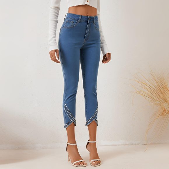 Women's Summer New High Waist Slimming Stretch Denim - Image 5