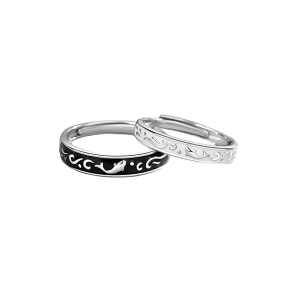 Small Design Adjustable Ring With Opening - Image 5
