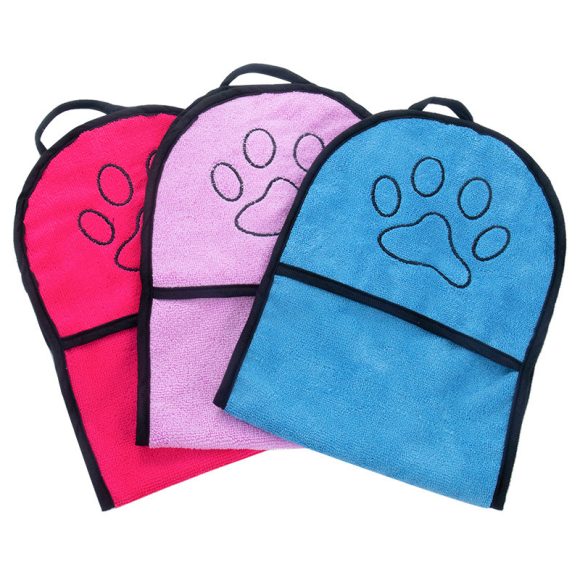 Solid Color Water Towel Dog Cat Pet Bath Towel - Image 10