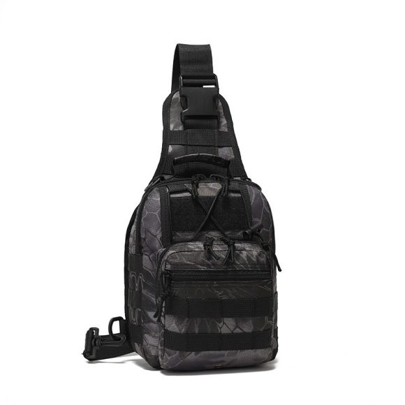 Oxford Cloth Cycling Bag Camouflage Outdoor Sports Small Chest Pannier Bag - Image 5