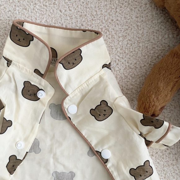 Pet Dogs And Cats Pajamas Shirt - Image 7